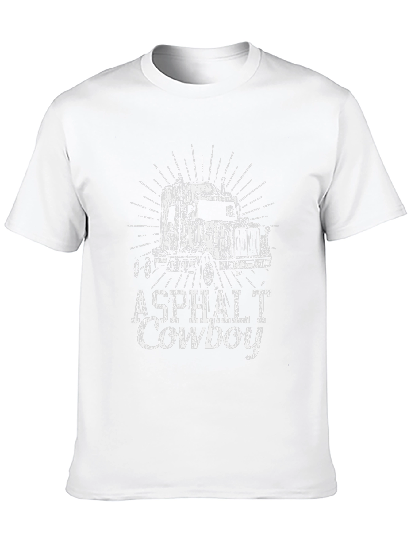 Asphalt Cowboy Trucker Graphic Tee