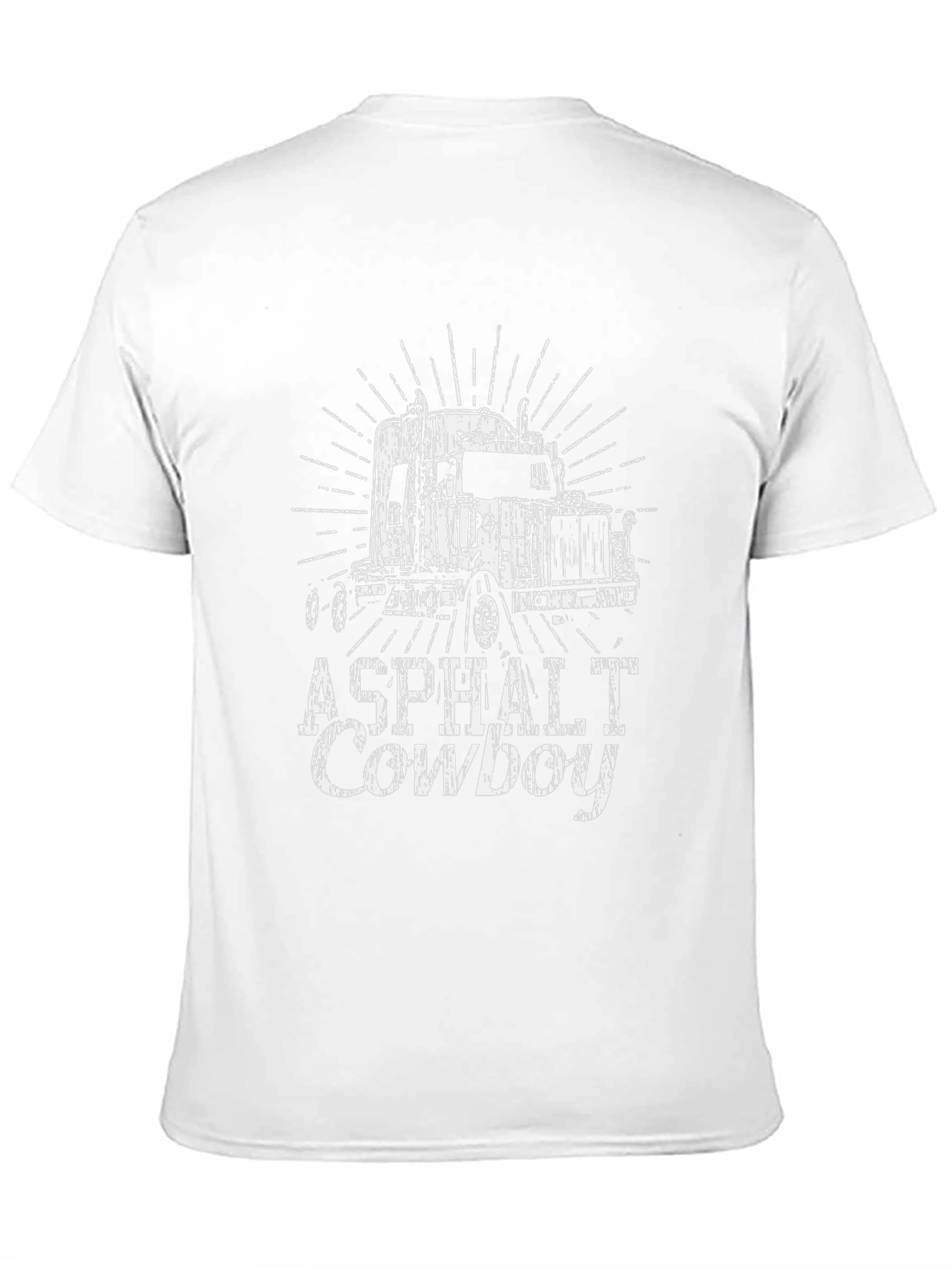 Asphalt Cowboy Trucker Graphic Tee