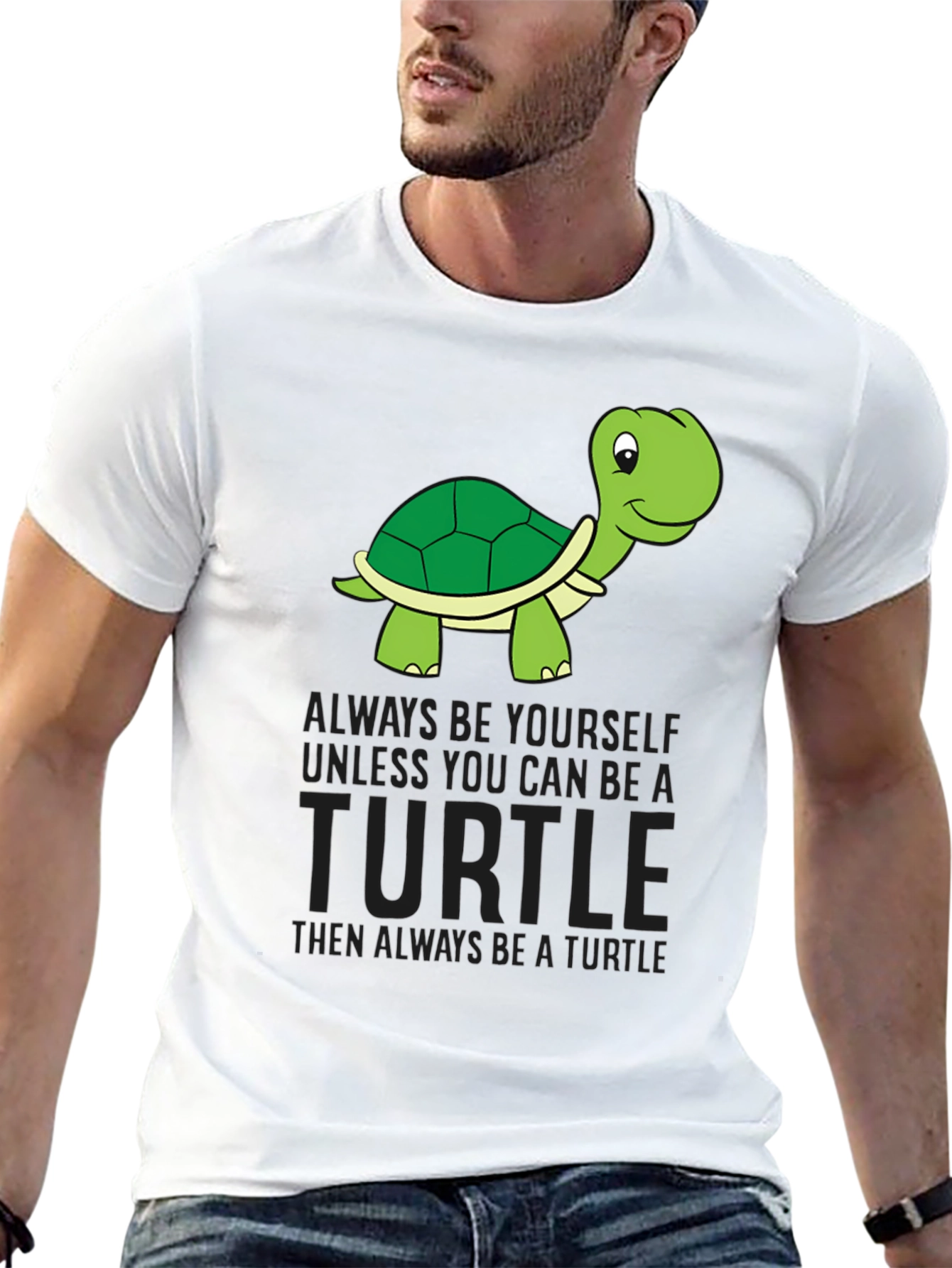 Turtle Graphic Tee - Be Yourself Unless Turtle!