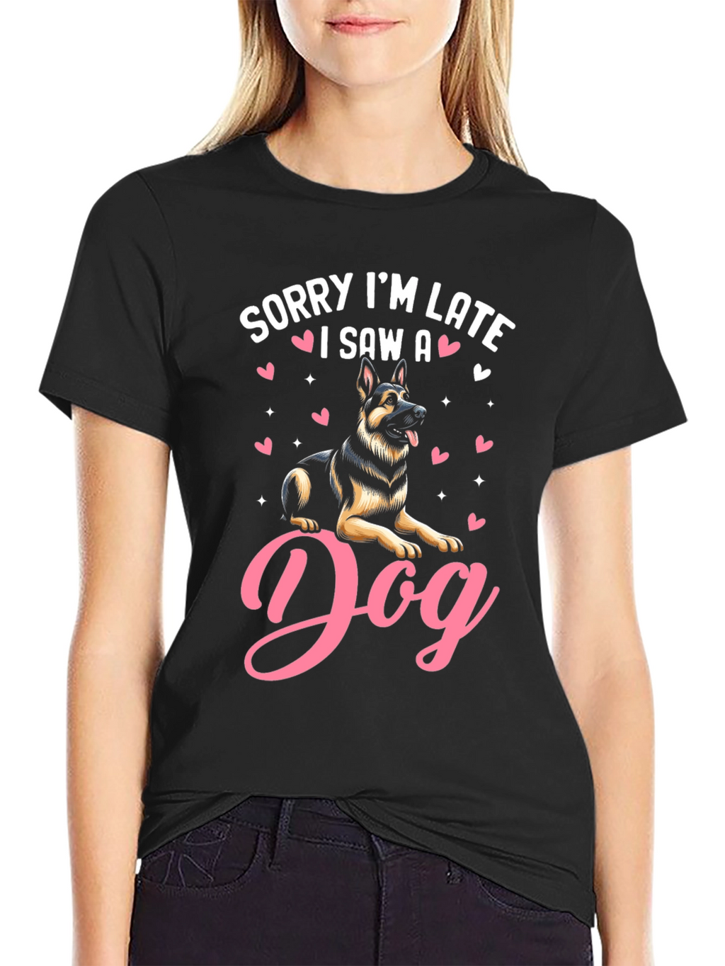 Sorry Im Late I Saw a Dog T-Shirt