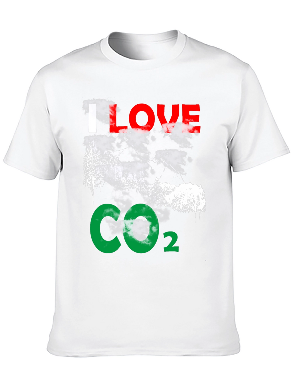 I Love CO2 T-Shirt - Environmental Statement Tee