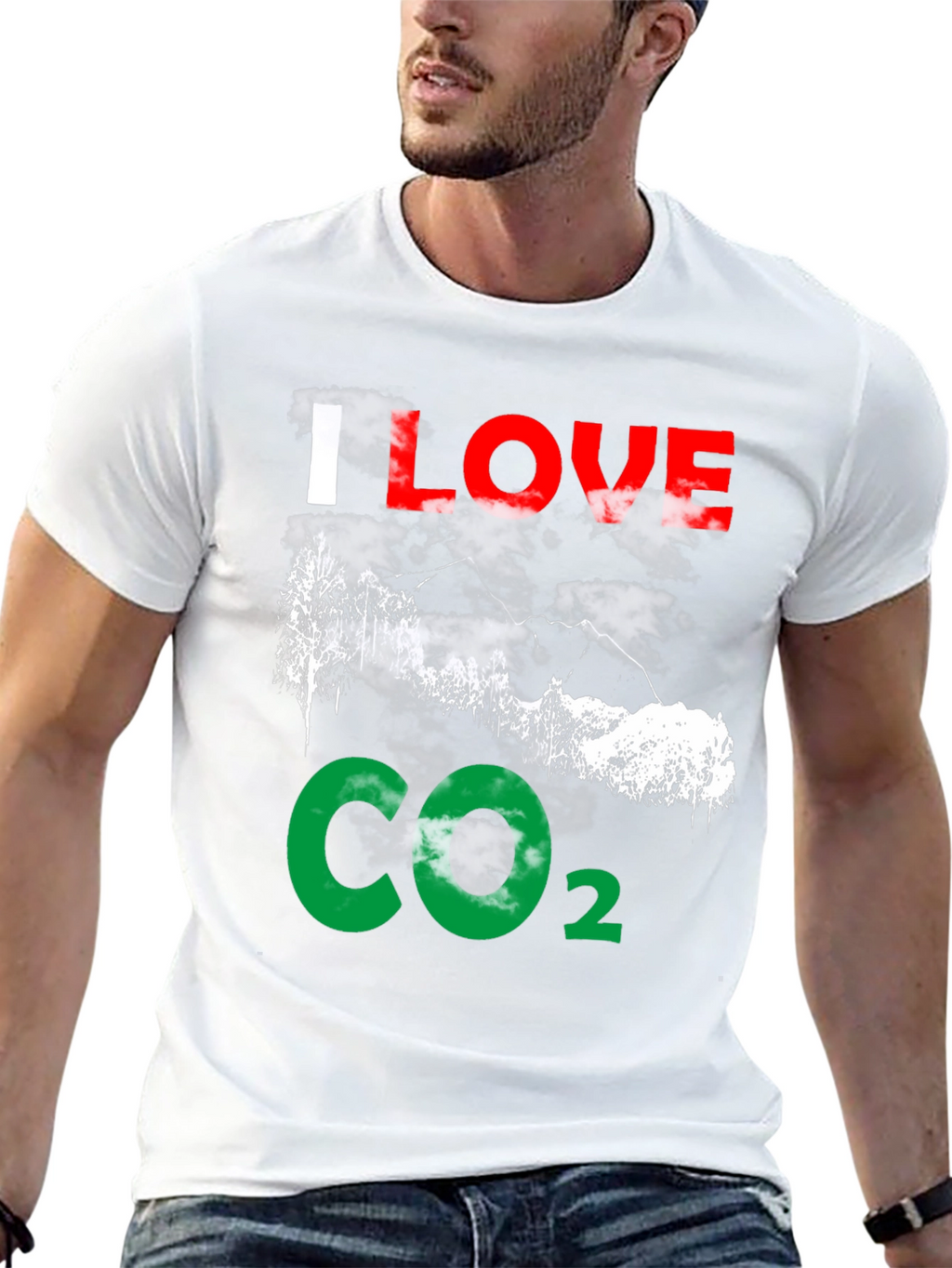 I Love CO2 T-Shirt - Environmental Statement Tee