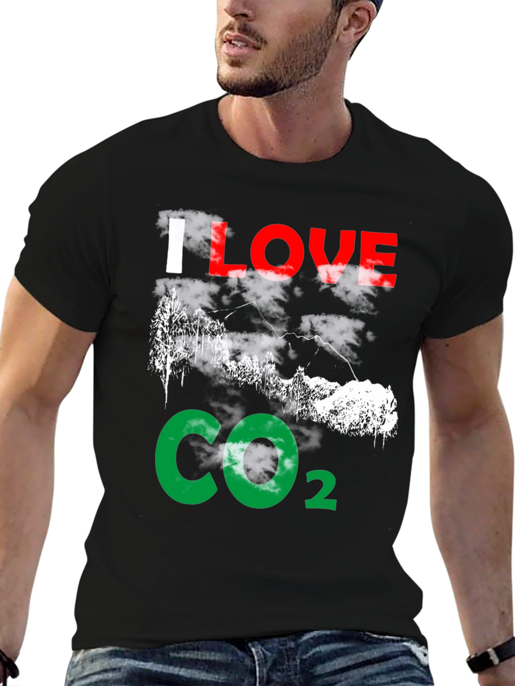 I Love CO2 T-Shirt - Environmental Statement Tee