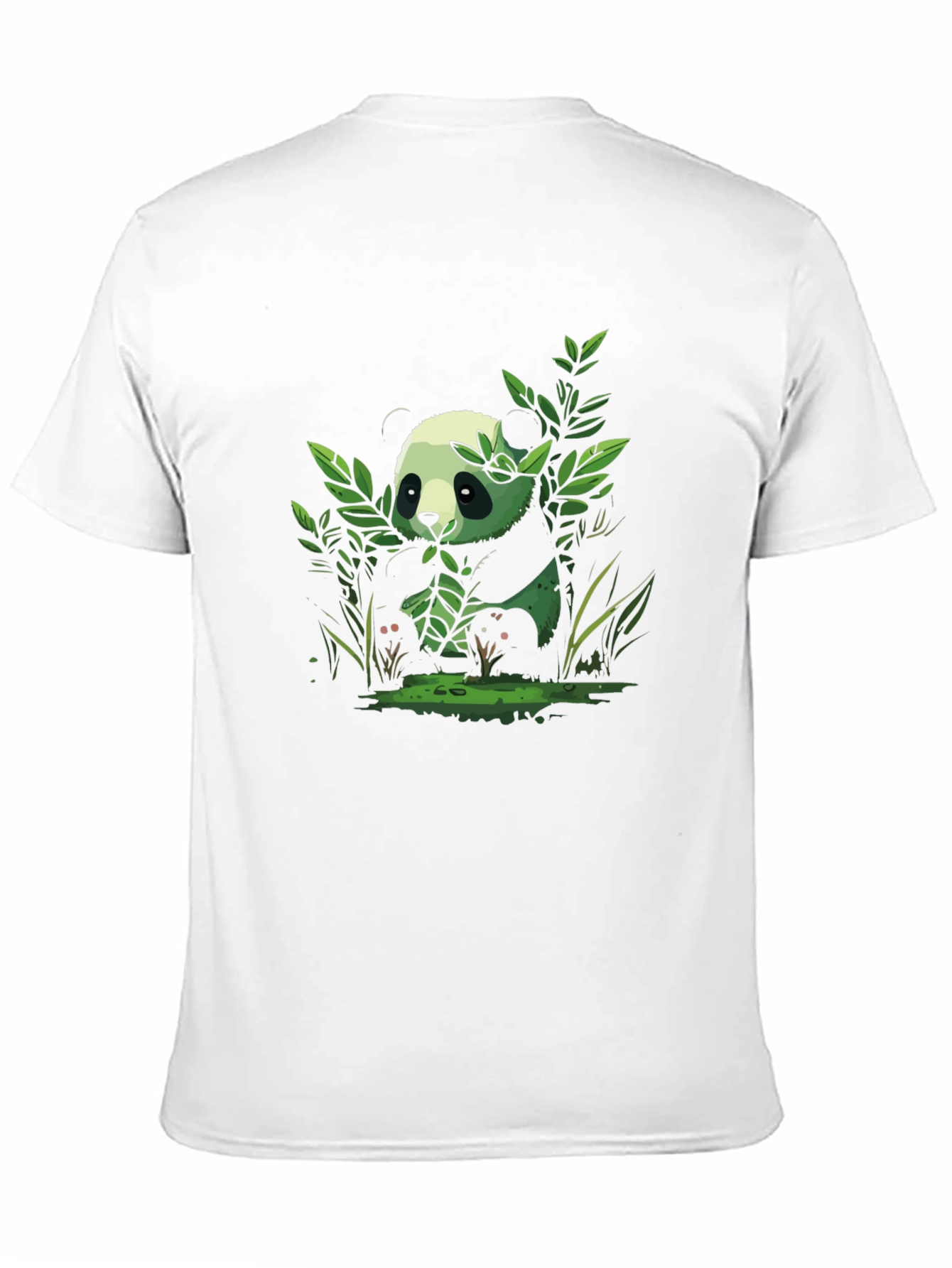 Panda Graphic Tee - Black Cotton Comfort