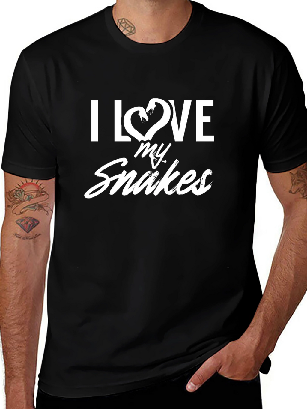 I Love My Snakes T-Shirt - Reptile Lover Tee