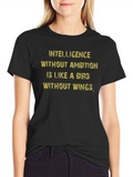 Intelligence Without Ambition Graphic Tee