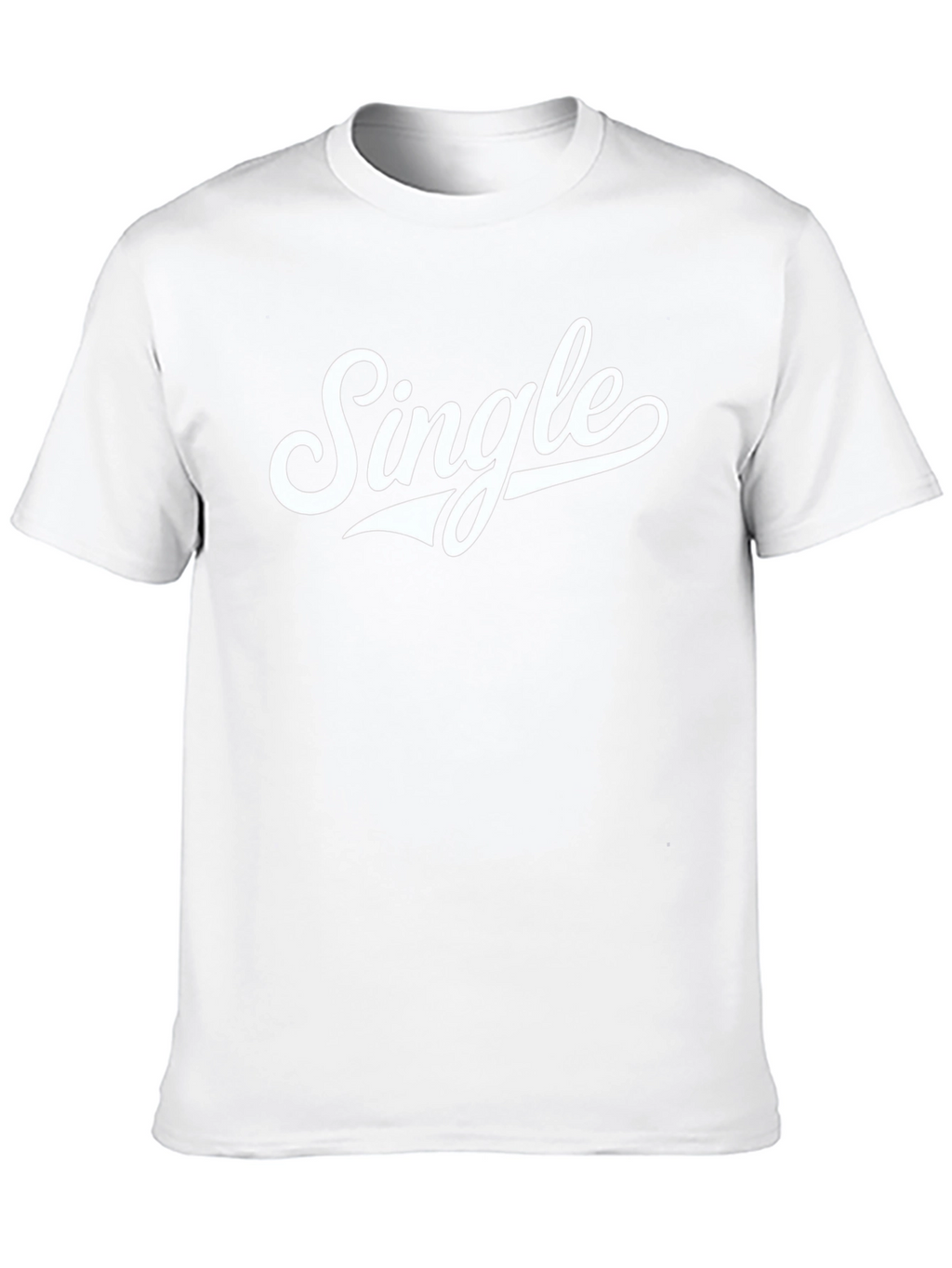 Single Graphic Tee - Black Cotton Blend