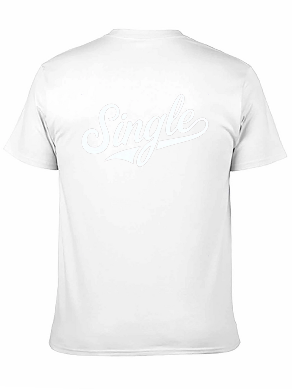 Single Graphic Tee - Black Cotton Blend