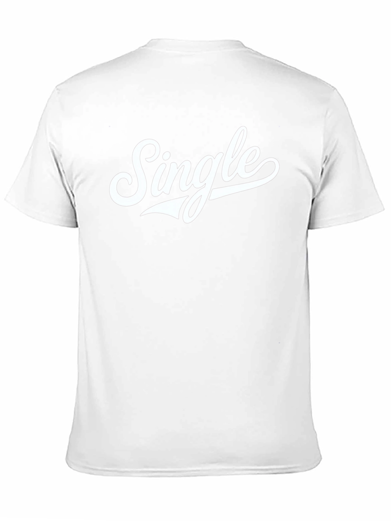 Single Graphic Tee - Black Cotton Blend