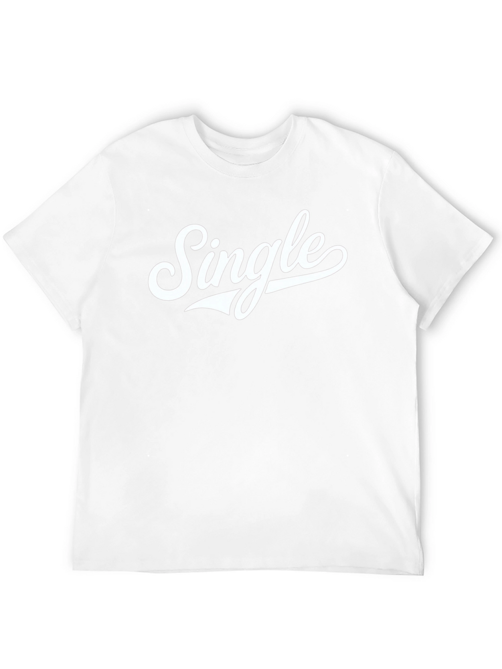 Single Graphic Tee - Black Cotton Blend