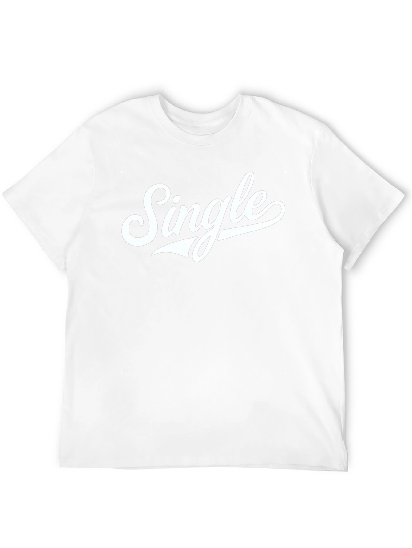 Single Graphic Tee - Black Cotton Blend