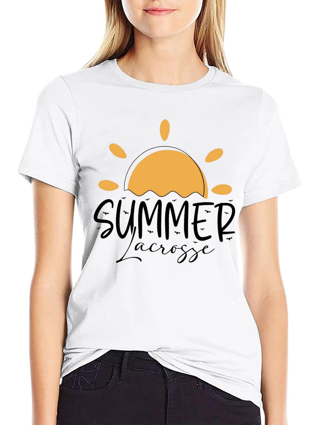 Summer Lacrosse T-Shirt - Trendy Graphic Tee