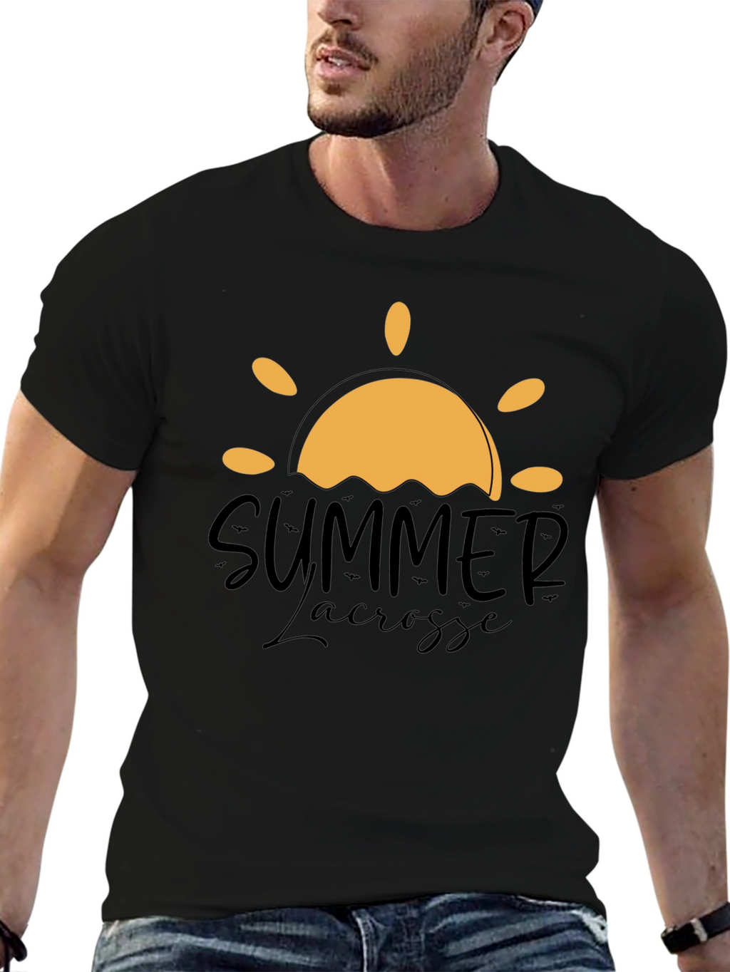 Summer Lacrosse T-Shirt - Trendy Graphic Tee