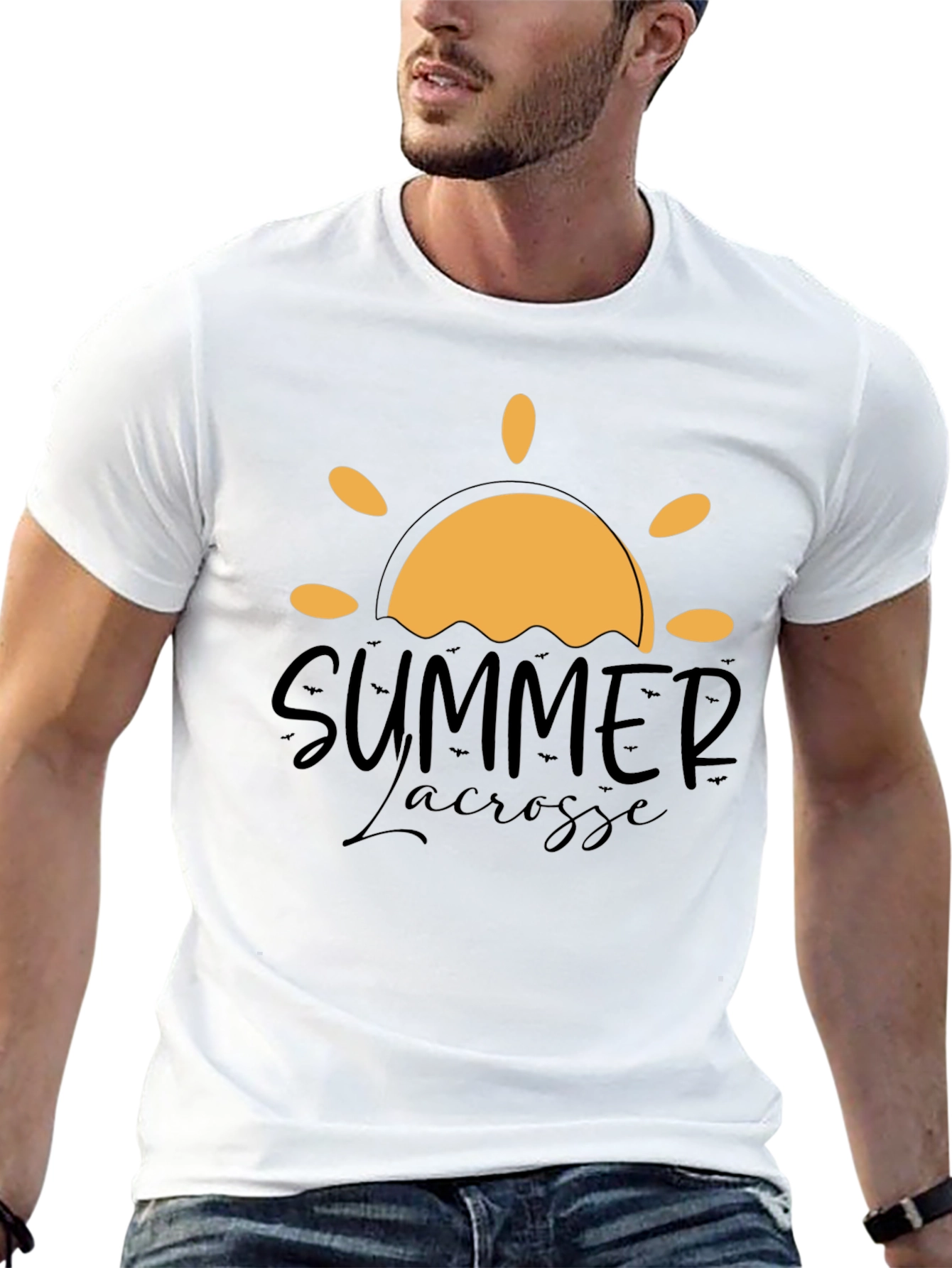Summer Lacrosse T-Shirt - Trendy Graphic Tee