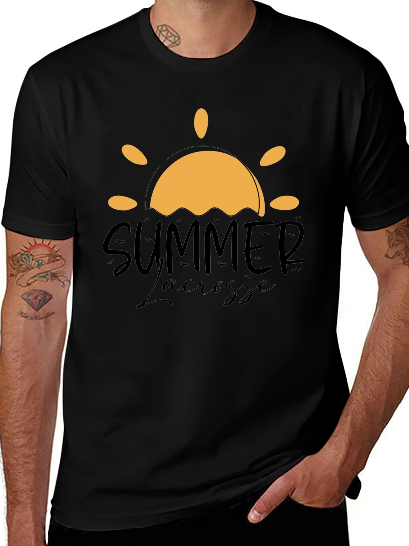 Summer Lacrosse T-Shirt - Trendy Graphic Tee