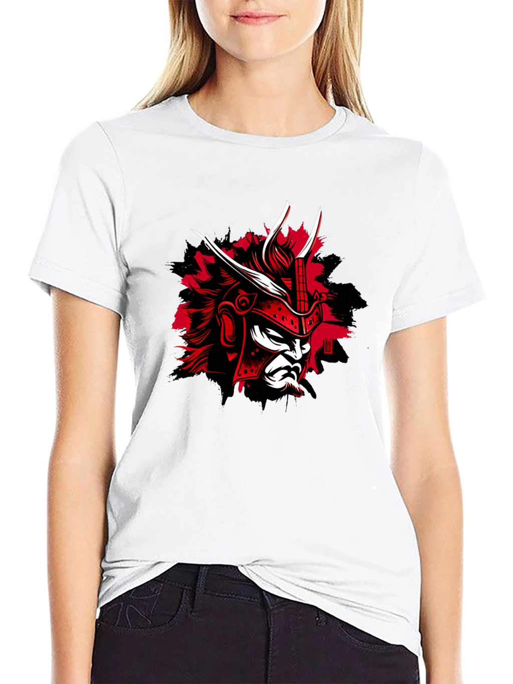 Samurai Warrior Graphic T-Shirt - Bold Style