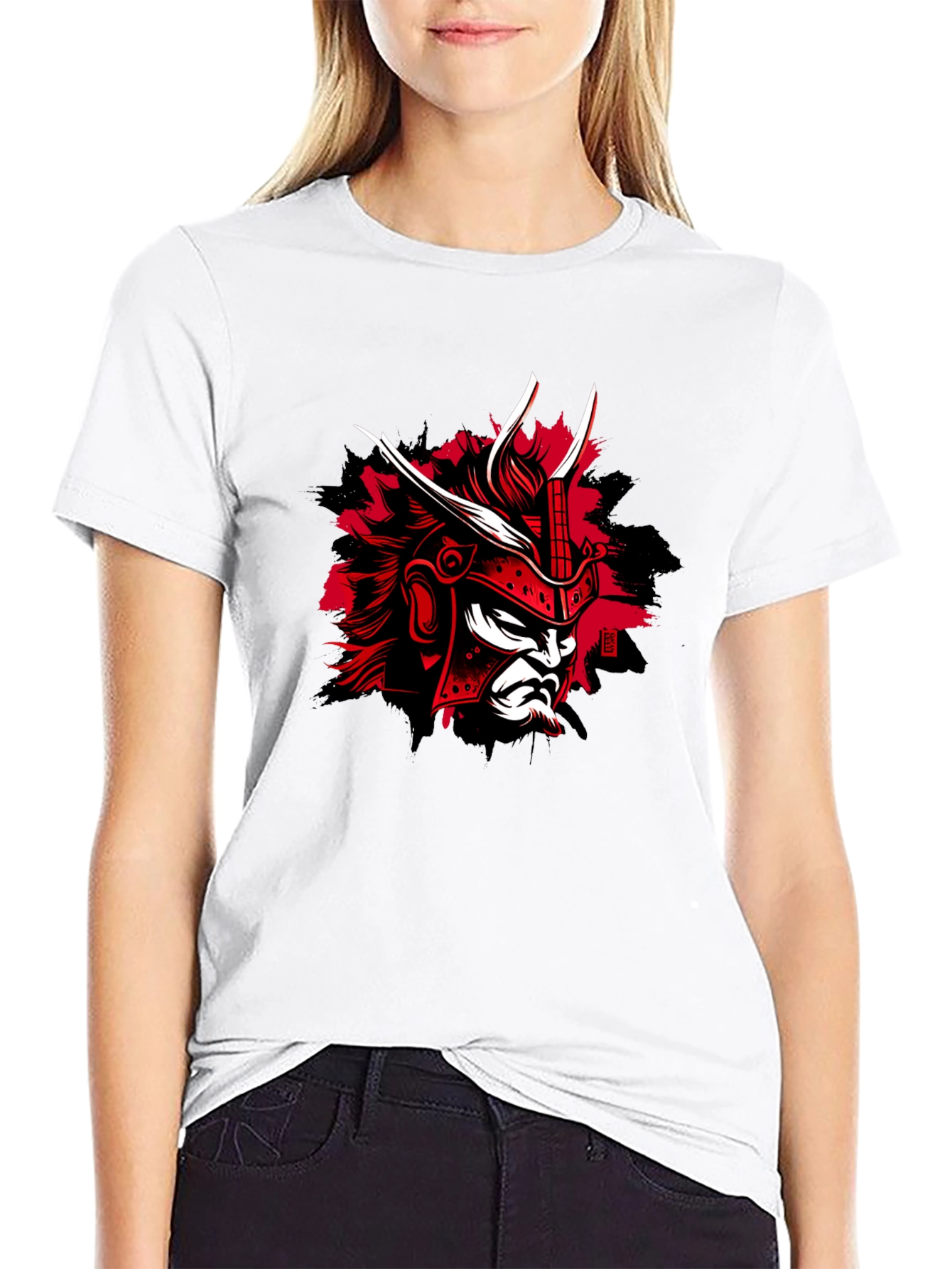 Samurai Warrior Graphic T-Shirt - Bold Style