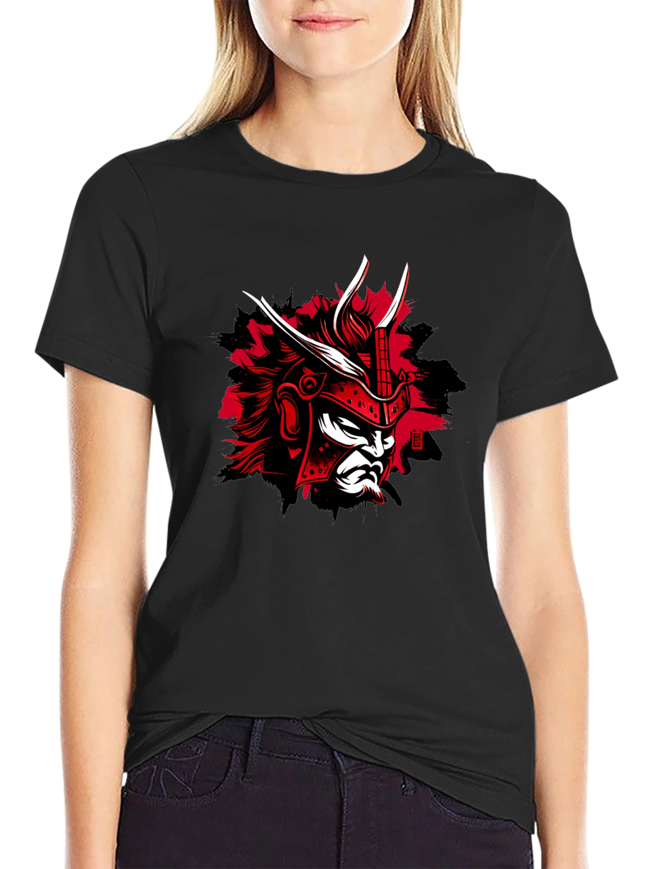 Samurai Warrior Graphic T-Shirt - Bold Style