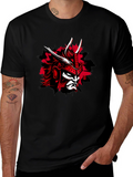 Samurai Warrior Graphic T-Shirt - Bold Style