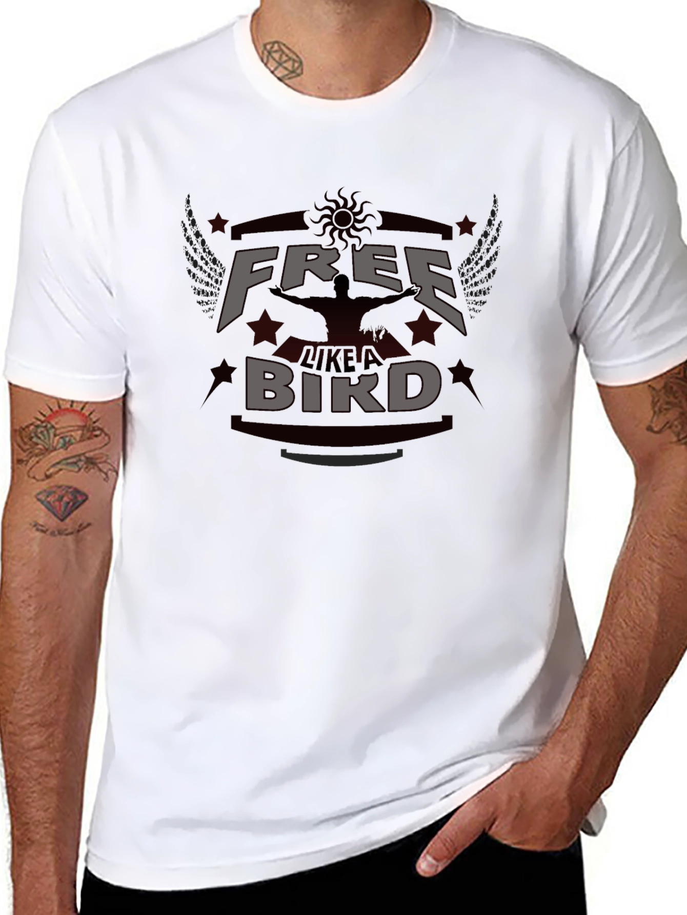 Free Like a Bird Graphic T-Shirt