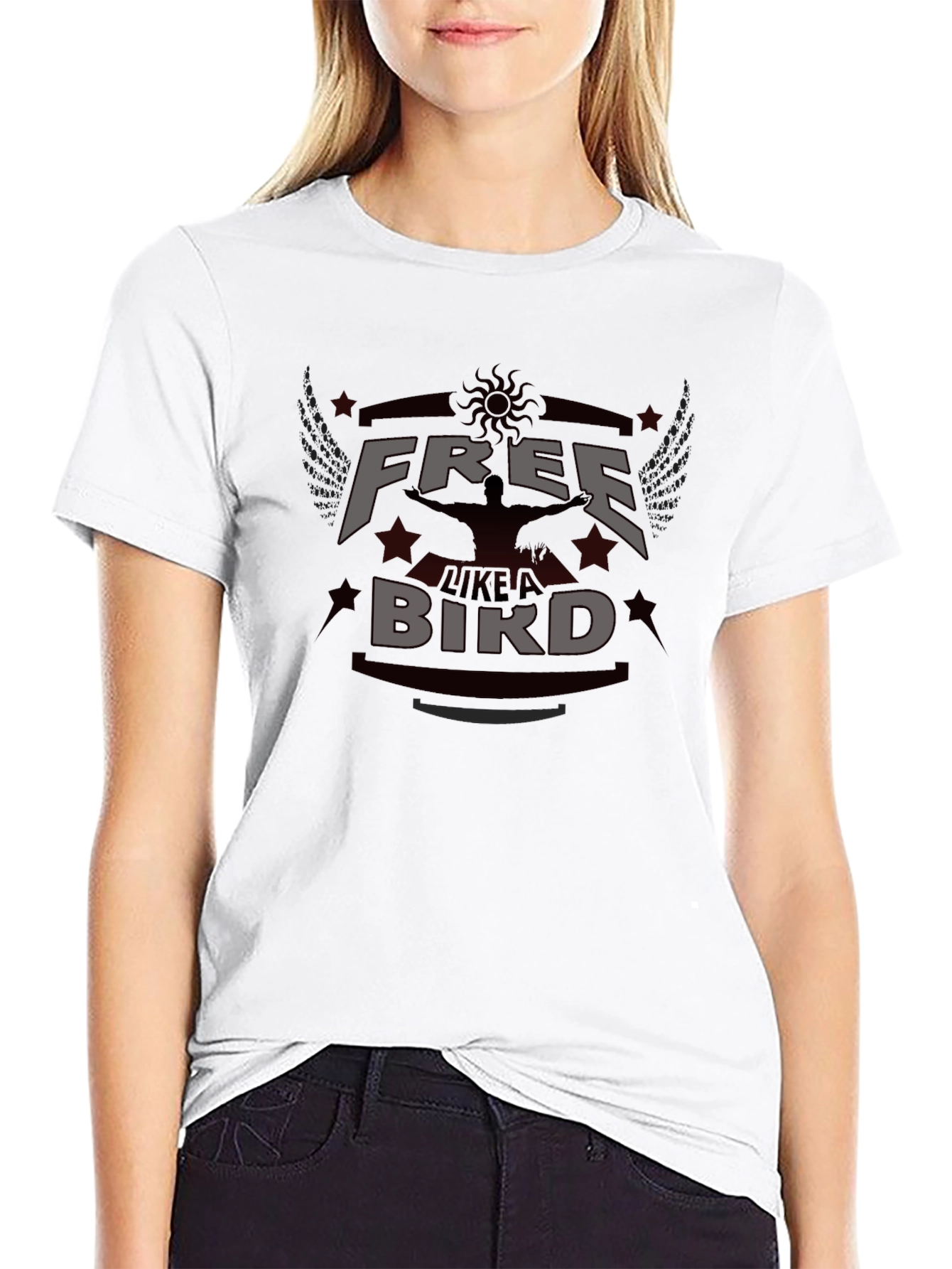 Free Like a Bird Graphic T-Shirt
