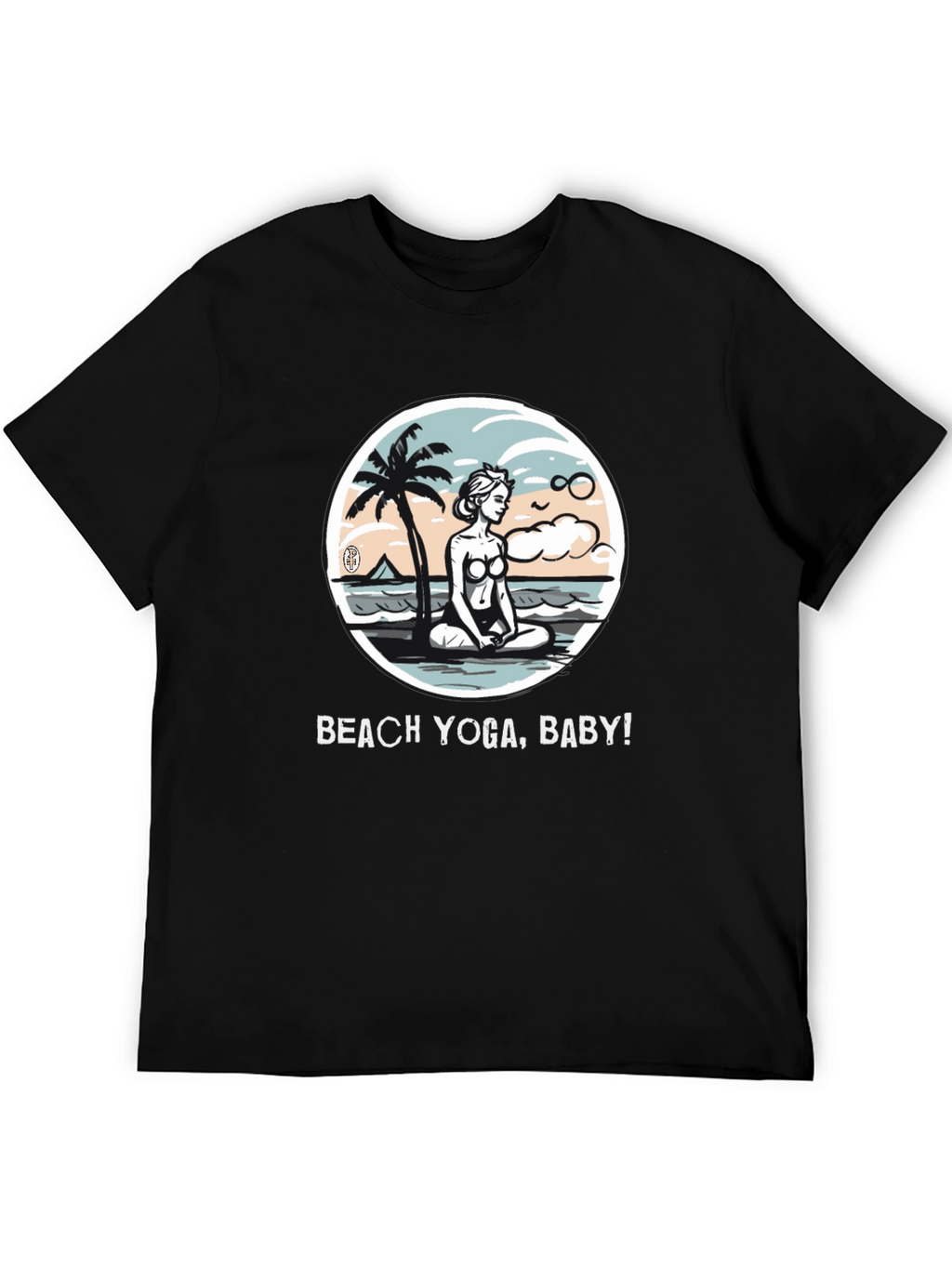 Beach Yoga T-Shirt - Relax & Meditate!