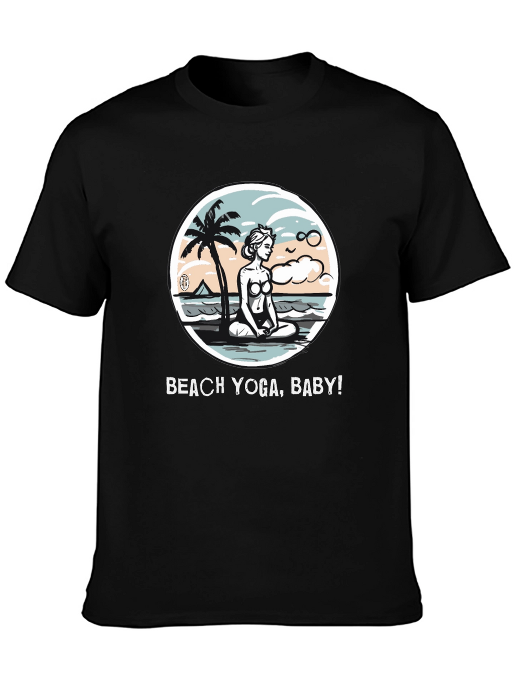 Beach Yoga T-Shirt - Relax & Meditate!