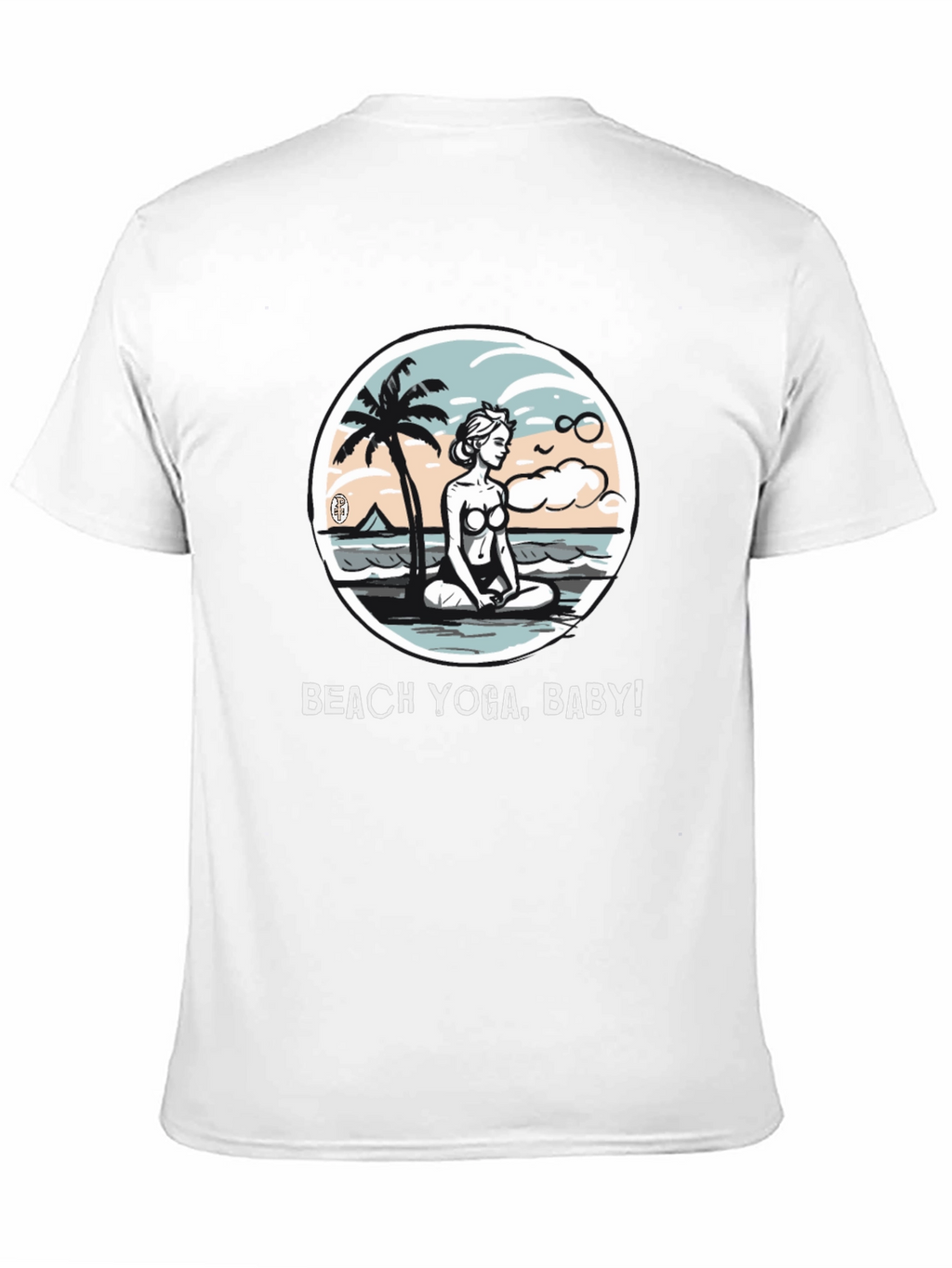 Beach Yoga T-Shirt - Relax & Meditate!