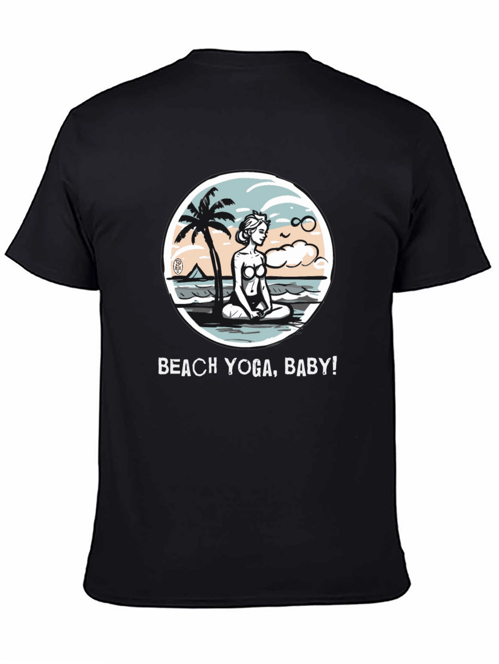 Beach Yoga T-Shirt - Relax & Meditate!