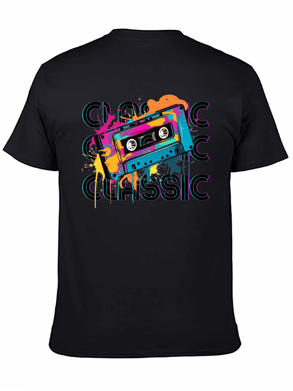 Retro Cassette Classic Graphic T-Shirt