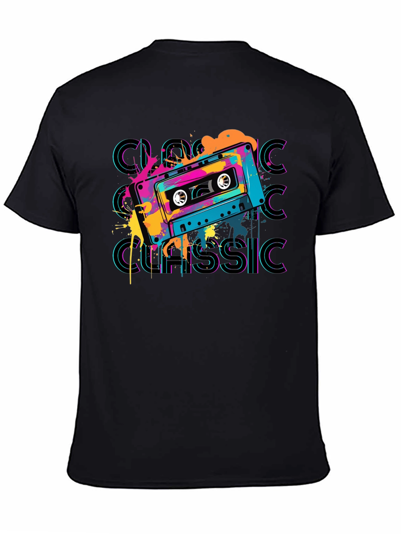 Retro Cassette Classic Graphic T-Shirt