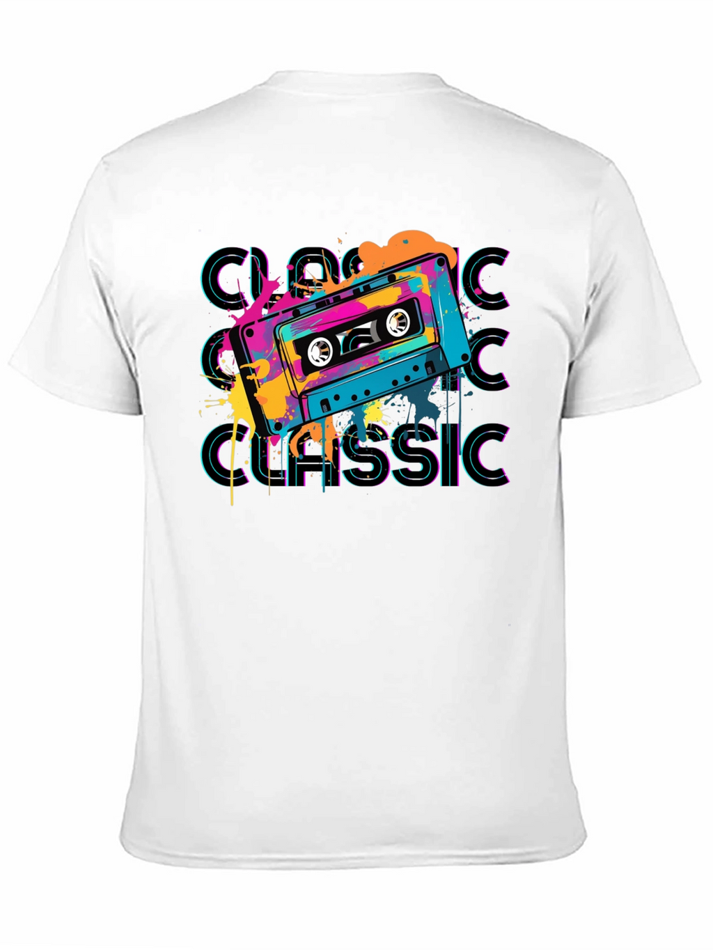 Retro Cassette Classic Graphic T-Shirt