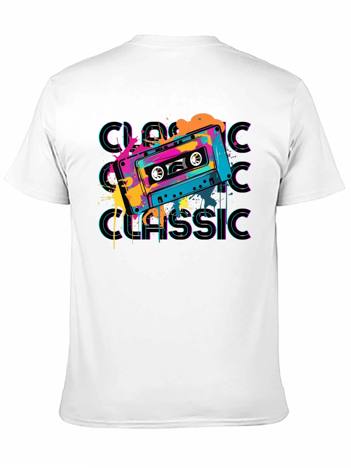 Retro Cassette Classic Graphic T-Shirt