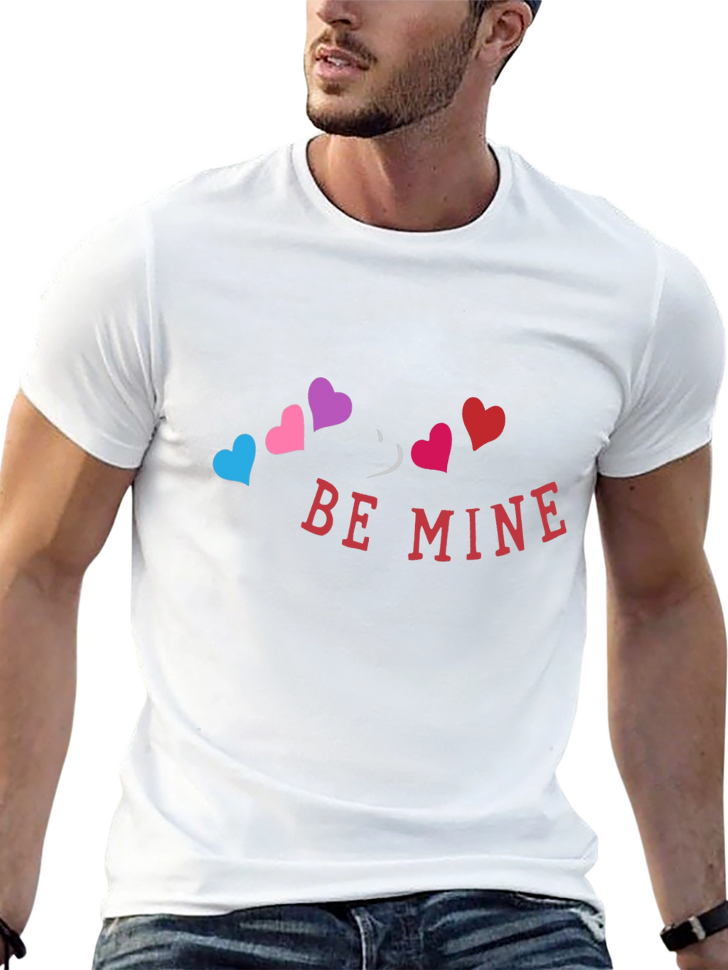 Be Mine Heart T-Shirt - Valentines Day Love Tee