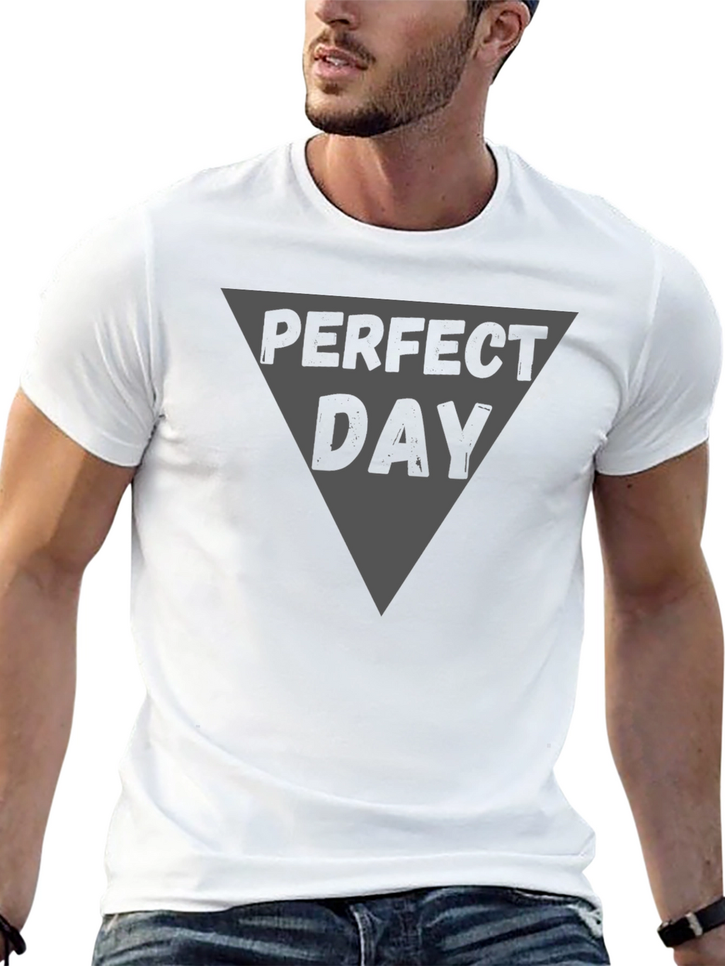 Perfect Day Graphic Tee - Soft Cotton Casual Shirt
