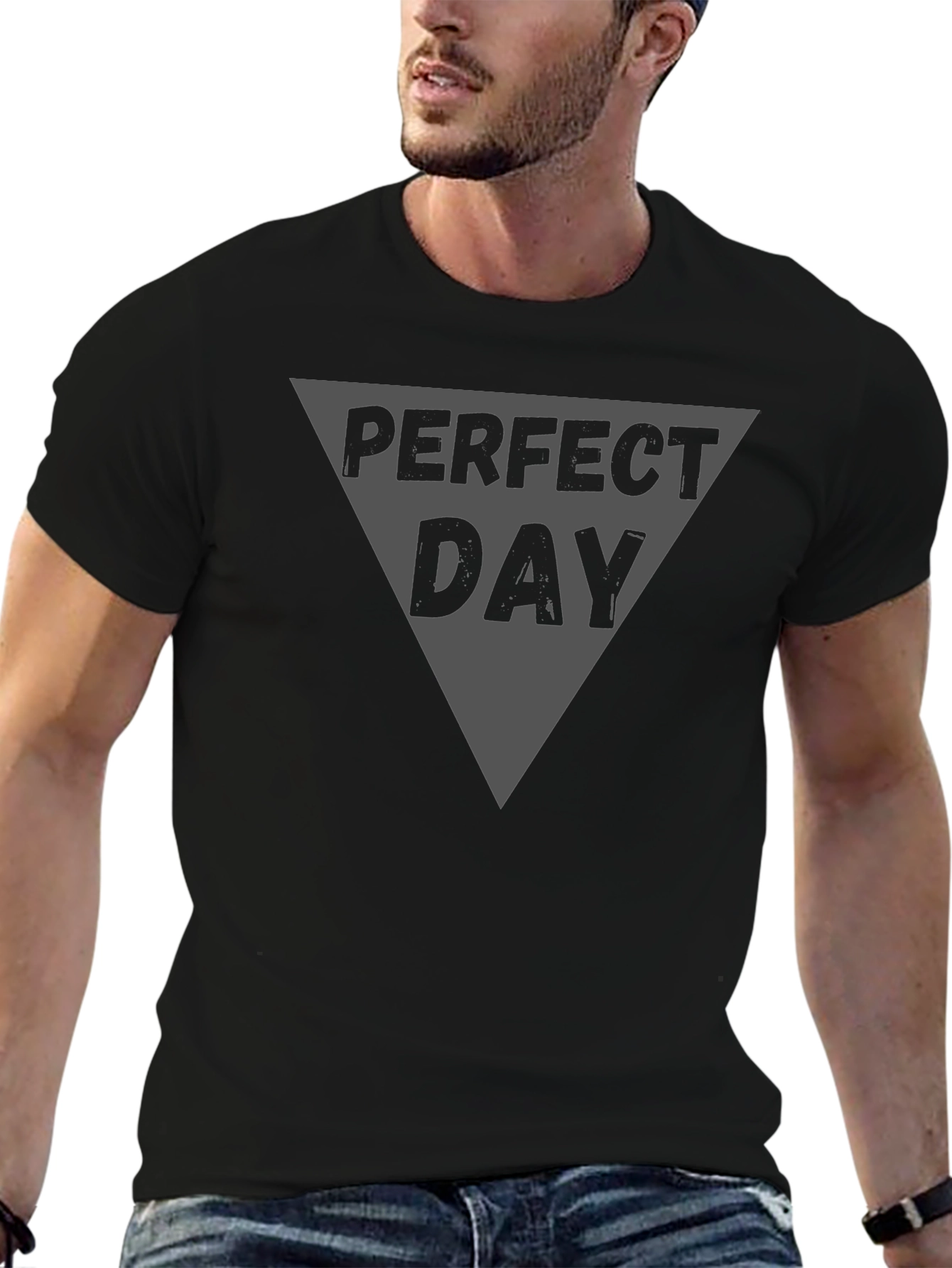 Perfect Day Graphic Tee - Soft Cotton Casual Shirt