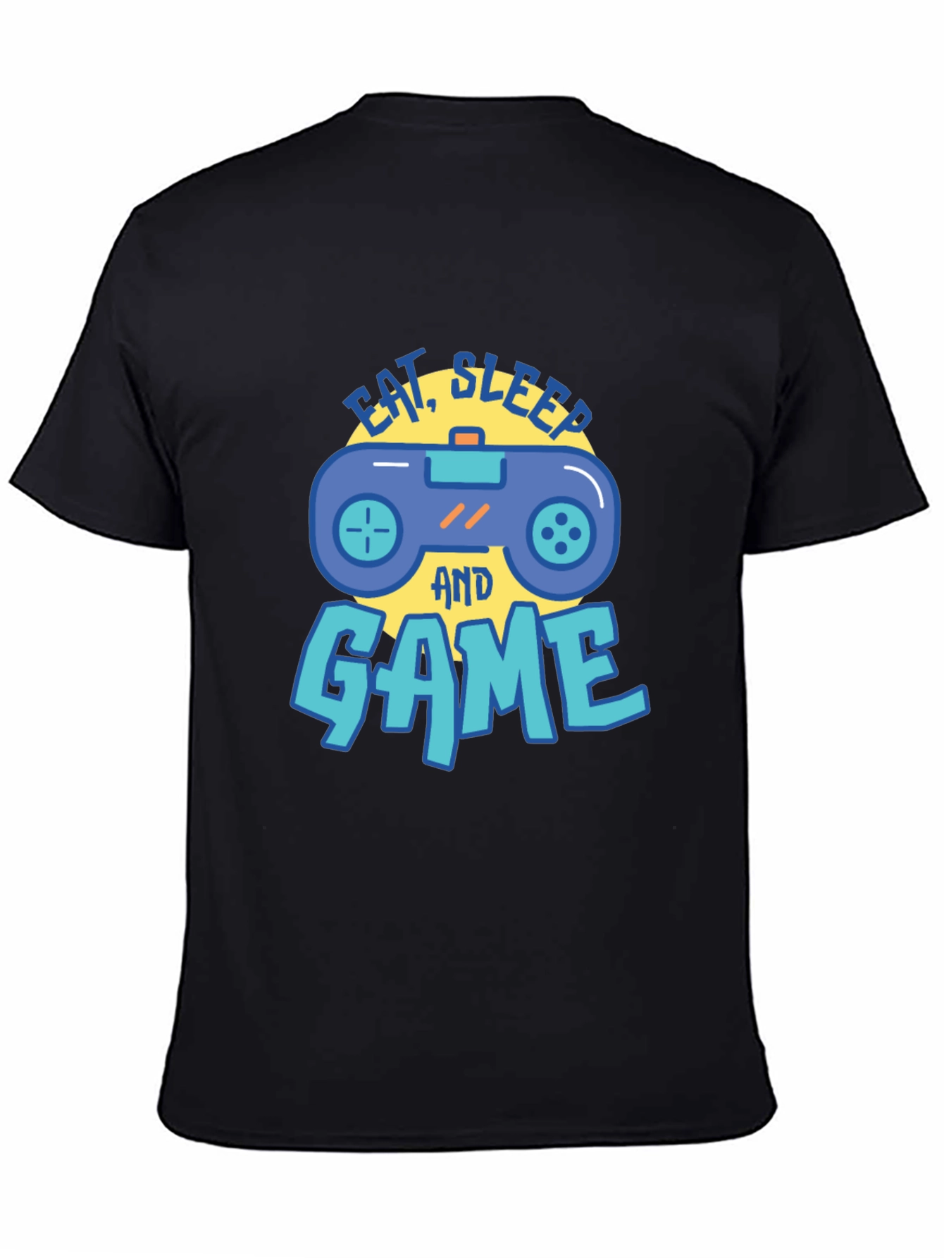 Eat Sleep Game Black T-Shirt