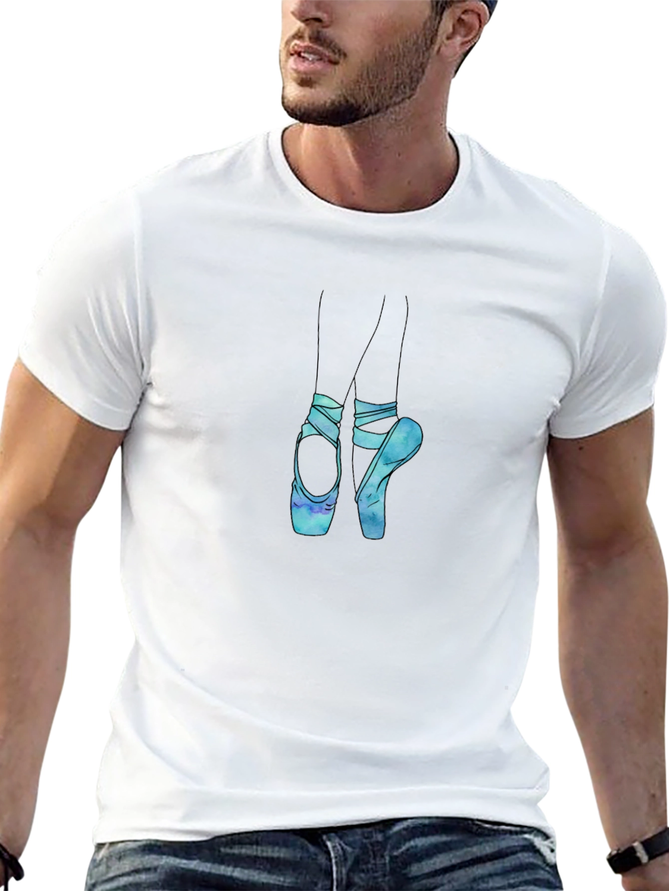 Ballet Shoes Graphic Tee - Dance Lover T-Shirt