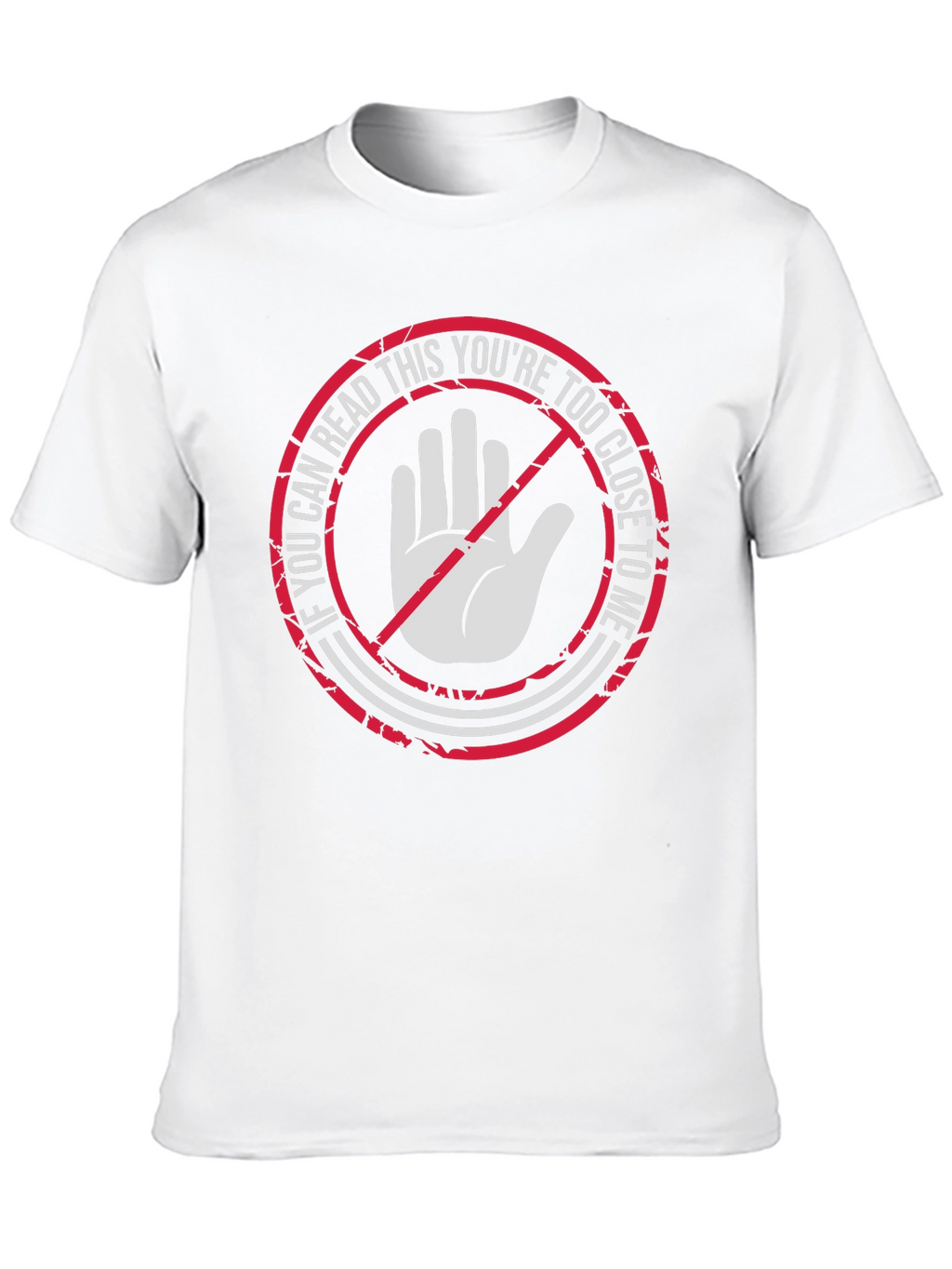 Funny Social Distance Graphic Tee - Too Close!
