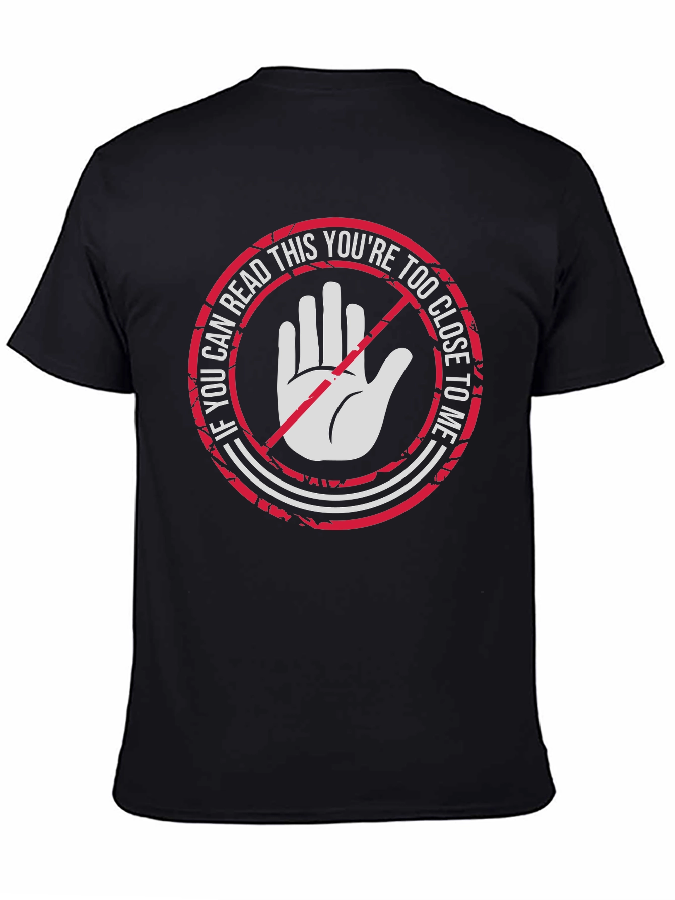 Funny Social Distance Graphic Tee - Too Close!