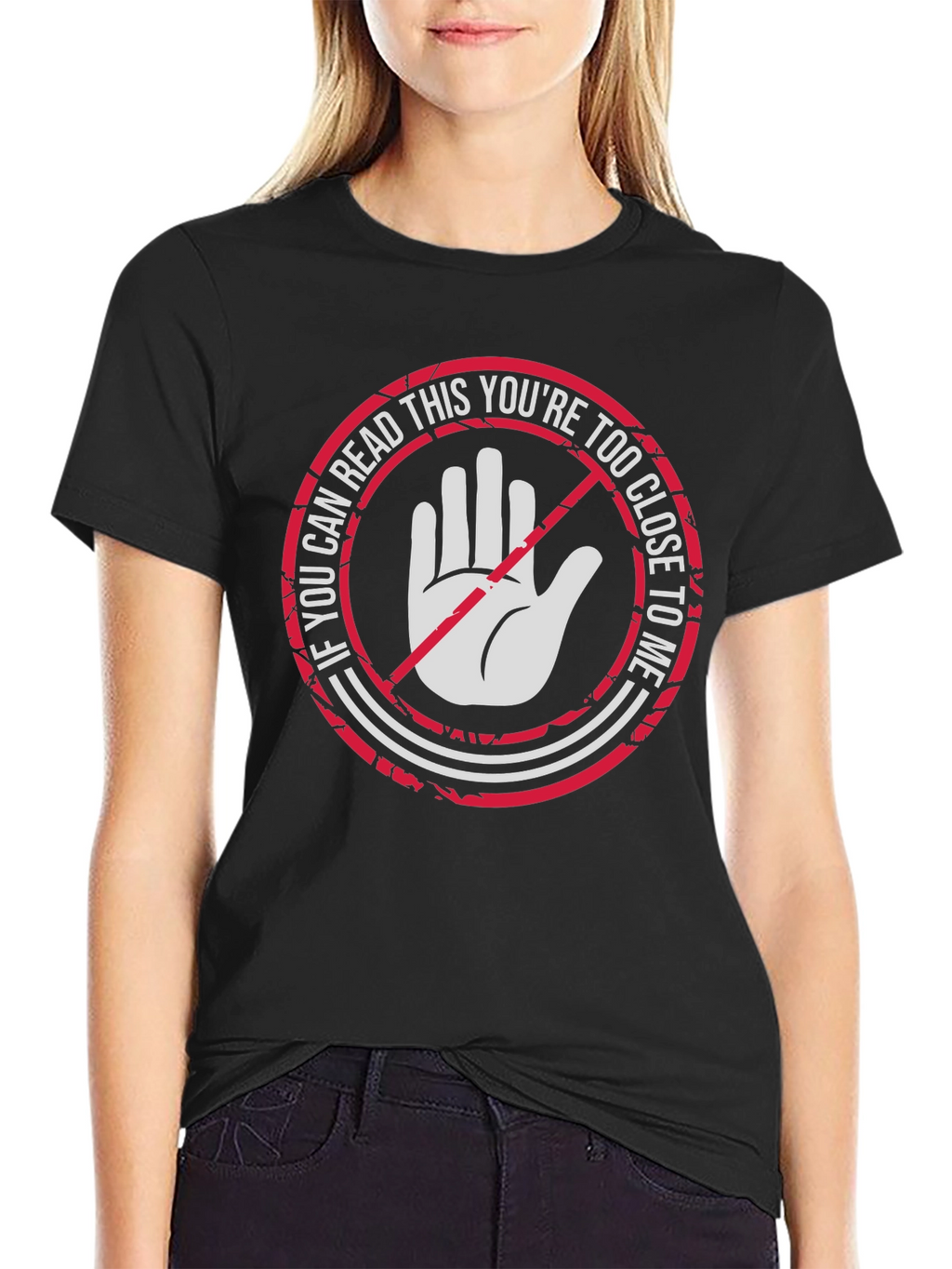 Funny Social Distance Graphic Tee - Too Close!