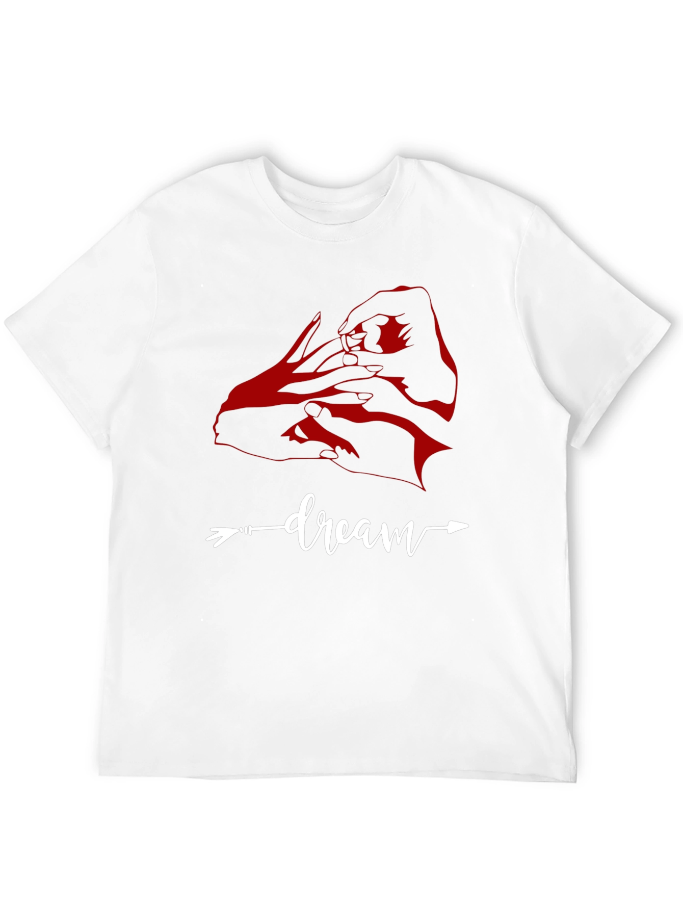 Dream Arrow Graphic Tee - Casual Cotton T-Shirt