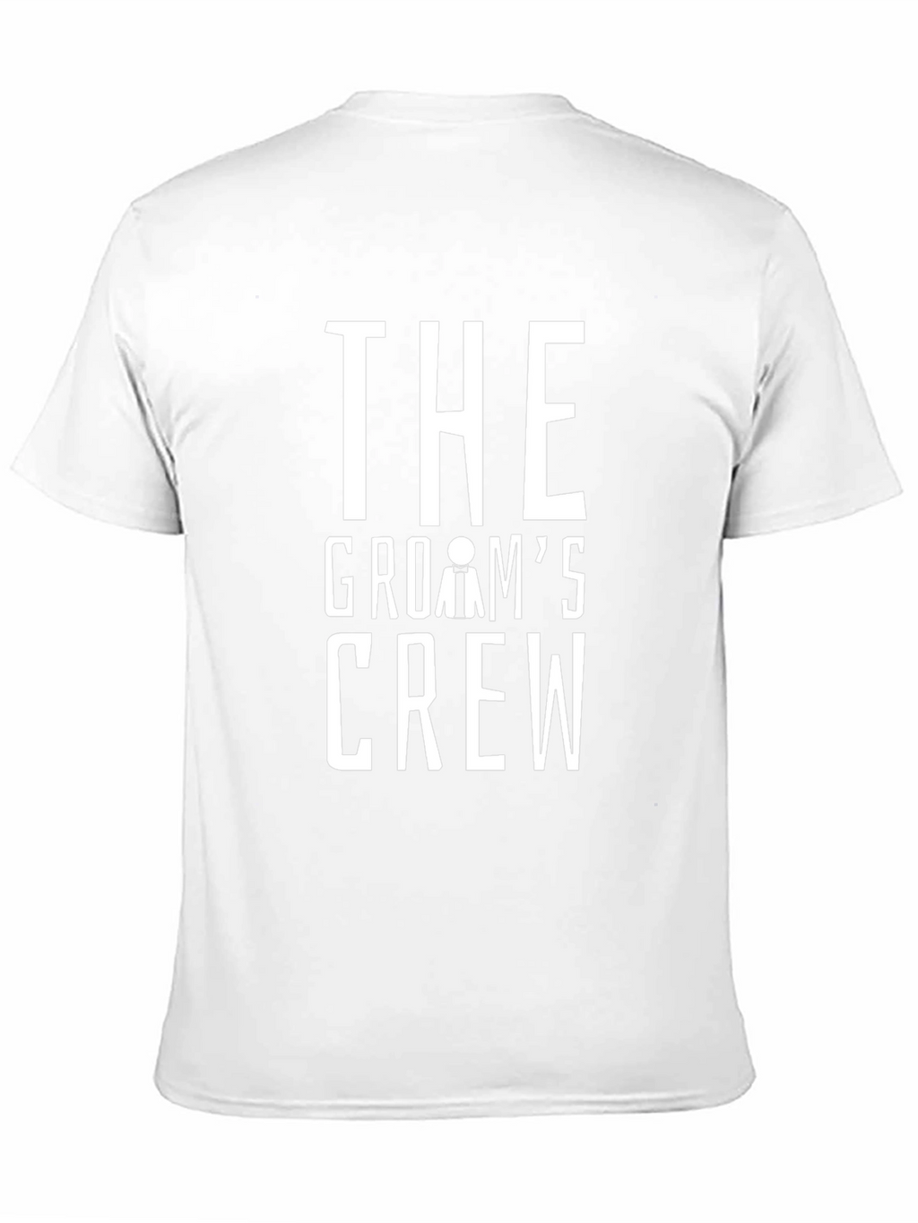 Grooms Crew T-Shirt - Black Wedding Party Tee