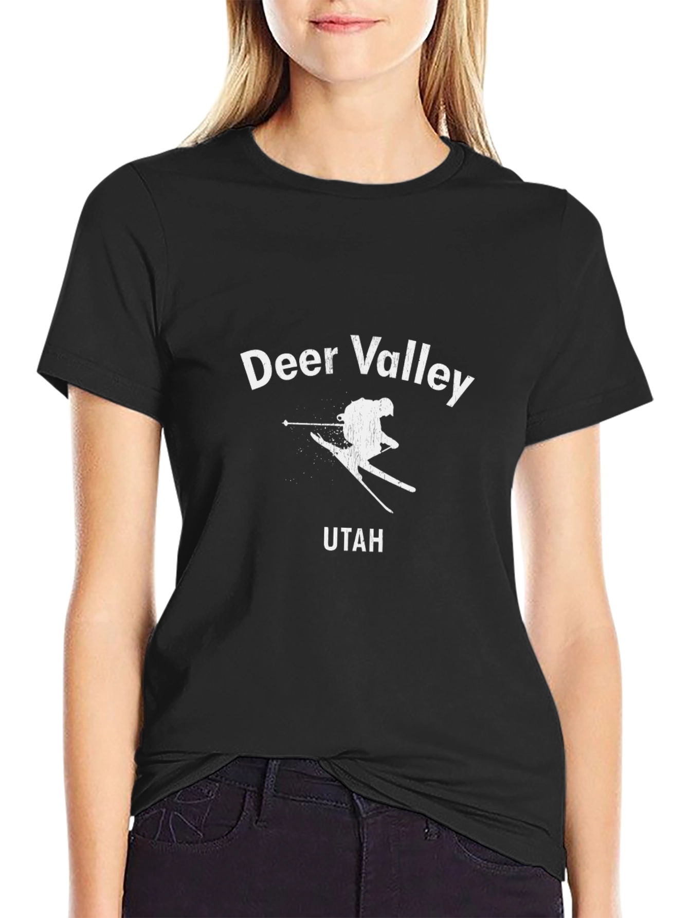 Deer Valley Utah Skiing Graphic Tee
