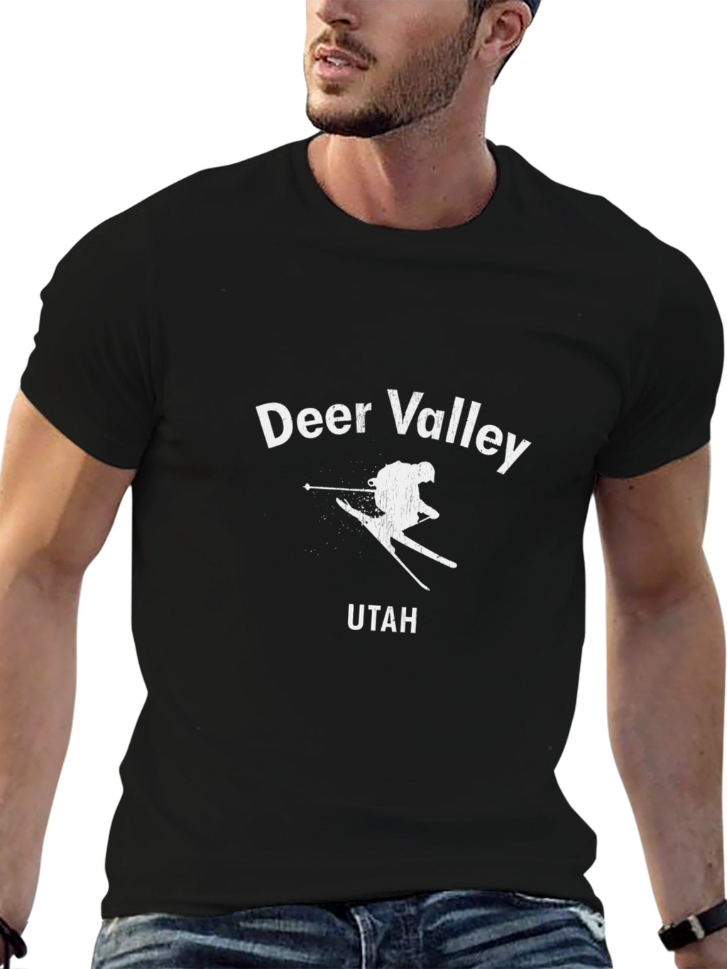 Deer Valley Utah Skiing Graphic Tee