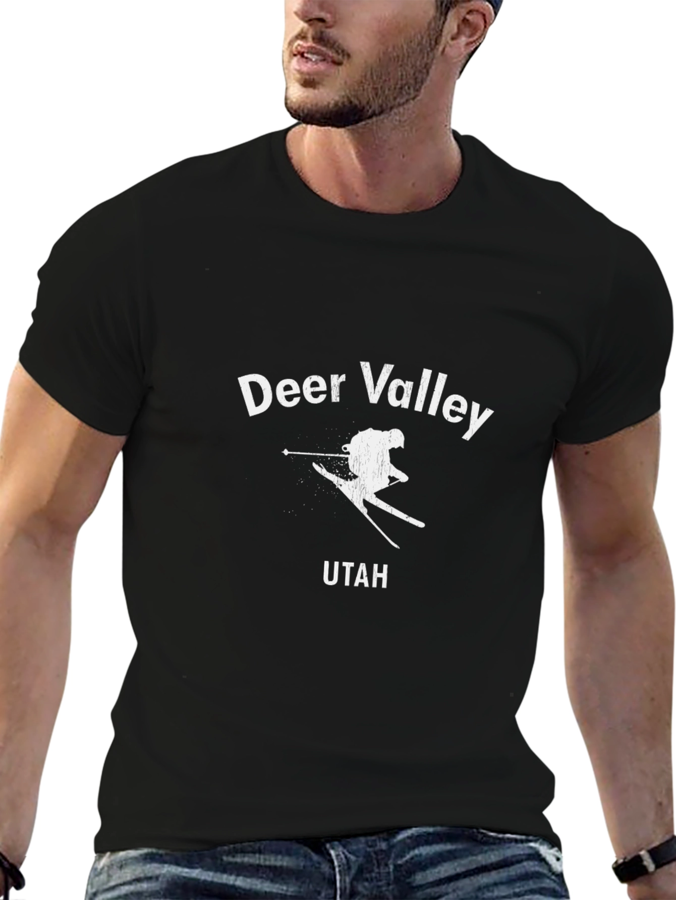Deer Valley Utah Skiing Graphic Tee