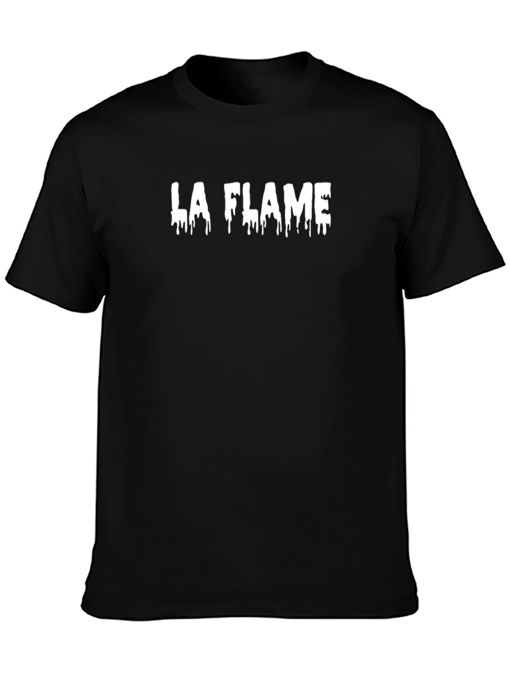 La Flame Drip Tee - Stylish Graphic Print