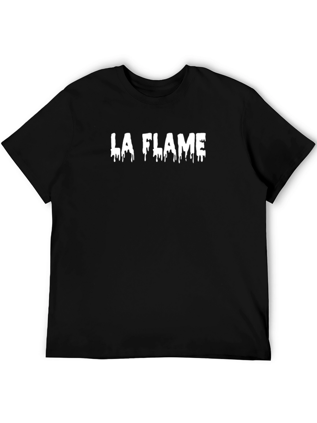 La Flame Drip Tee - Stylish Graphic Print