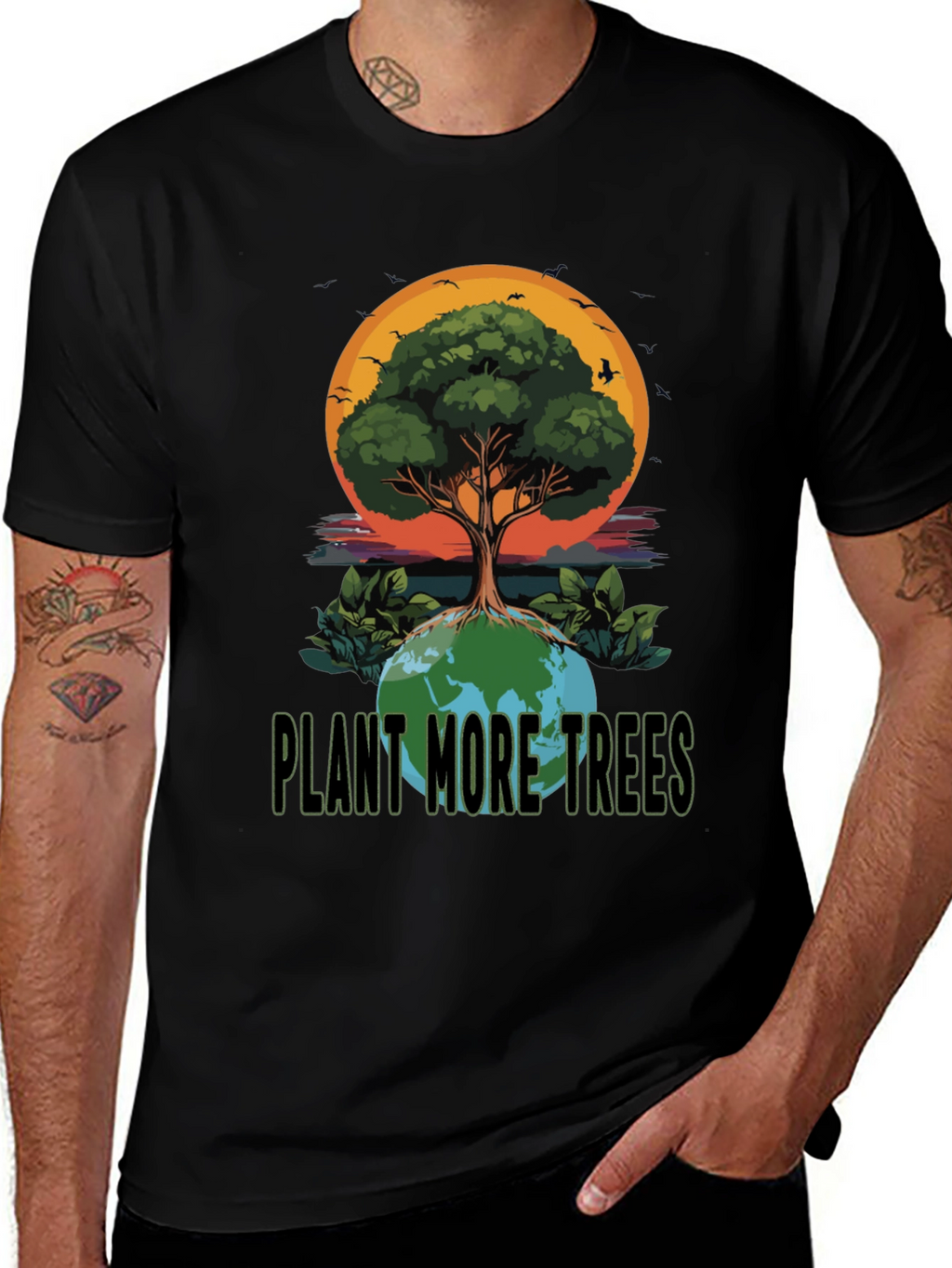 Plant More Trees Graphic T-Shirt