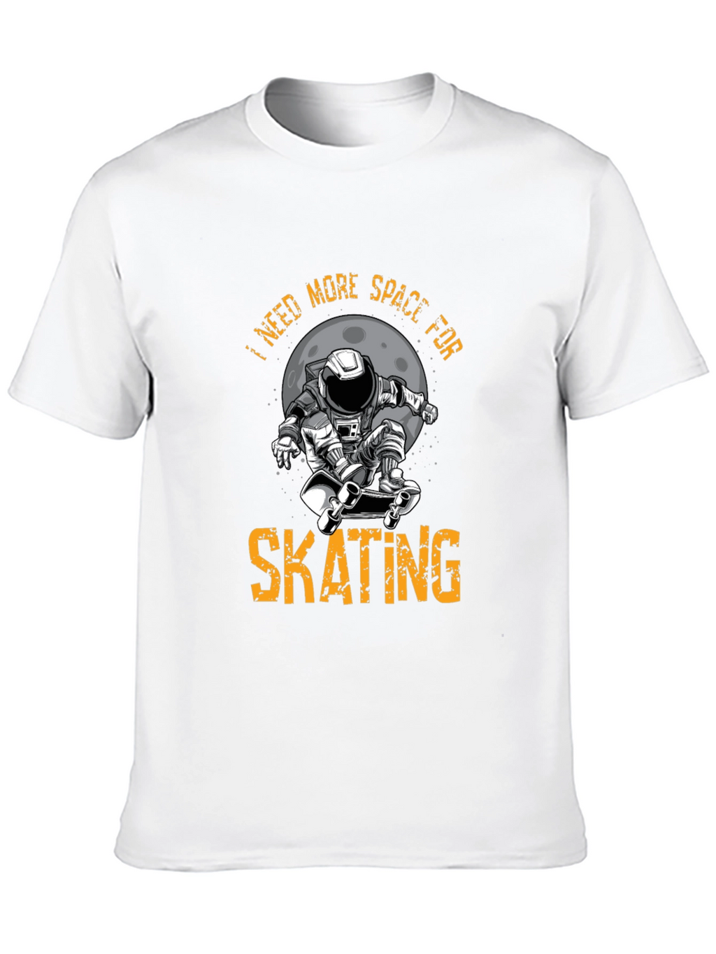 Skating Astronaut Graphic T-Shirt